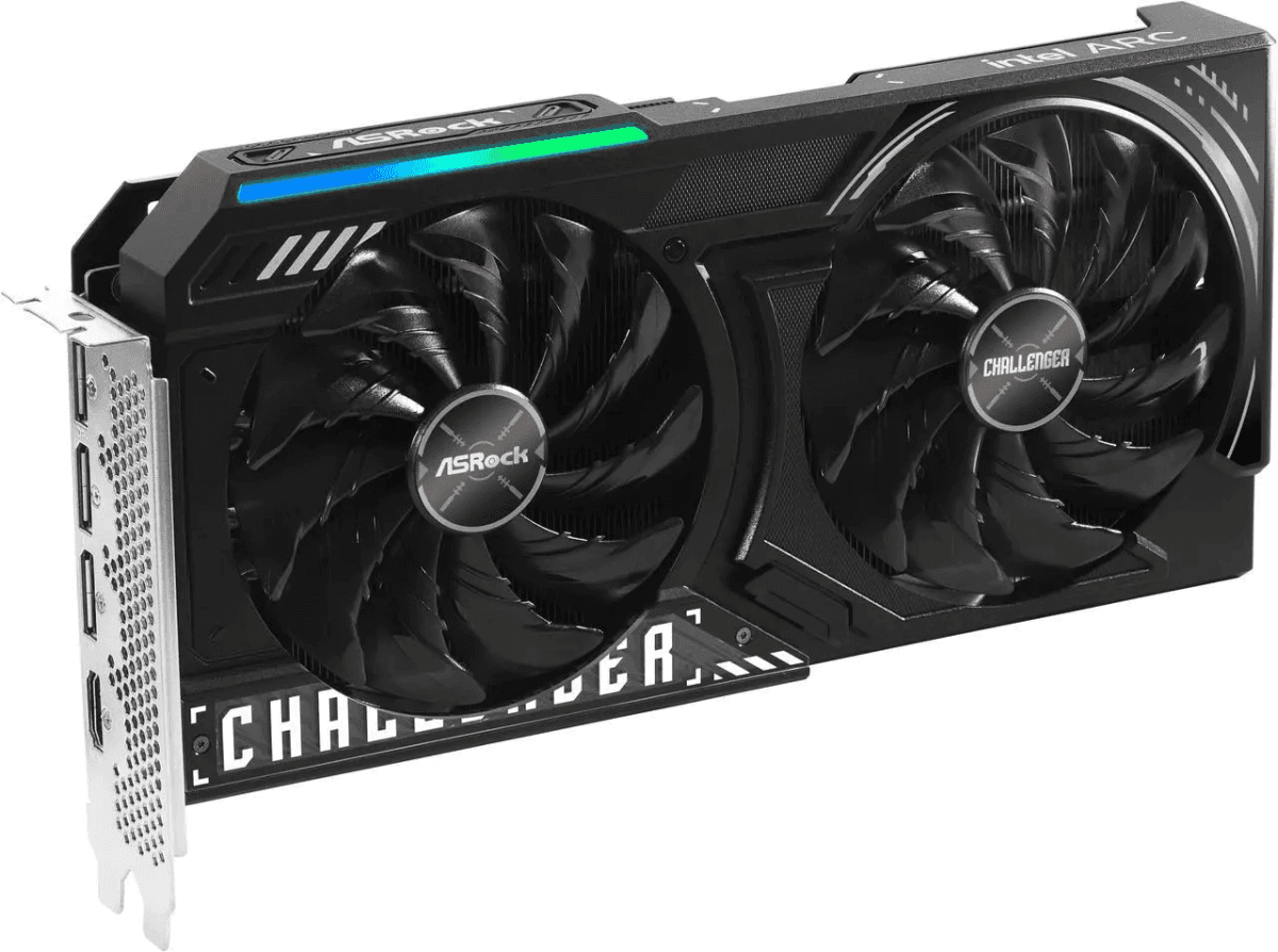 ASRock Challenger Intel Arc B570 10GB Graphics Card image 2