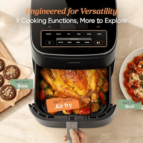 Cosori TurboBlaze 9-in-1 6-Quart Air Fryer image 4