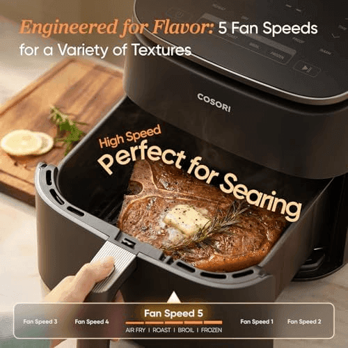 Cosori TurboBlaze 9-in-1 6-Quart Air Fryer image 5