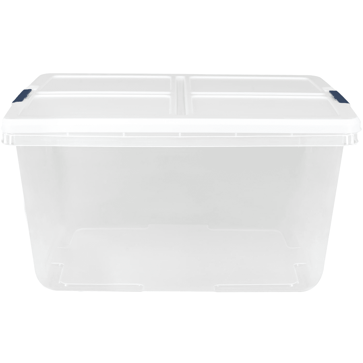 Project Source 66-Qt Clear Latching Storage Tote image 2
