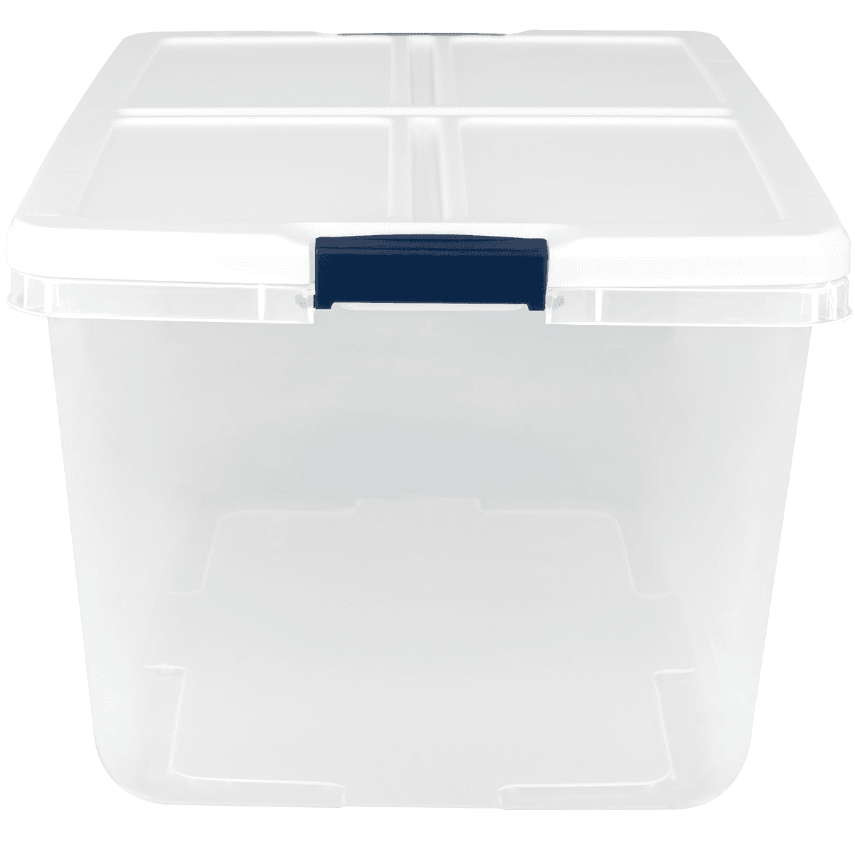 Project Source 66-Qt Clear Latching Storage Tote image 3