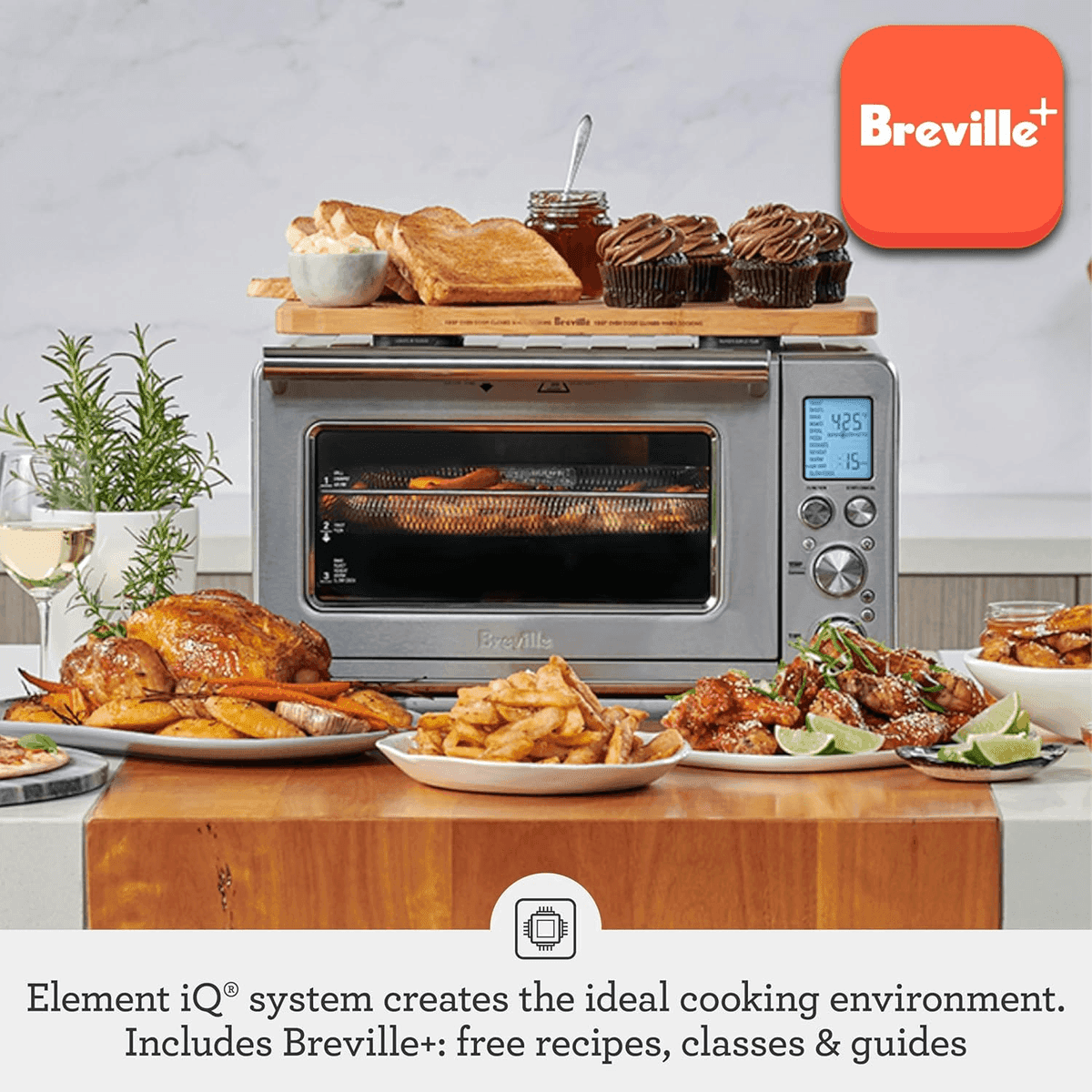 Breville Smart Oven Air Fryer BOV860BSS - Brushed Stainless Steel image 2