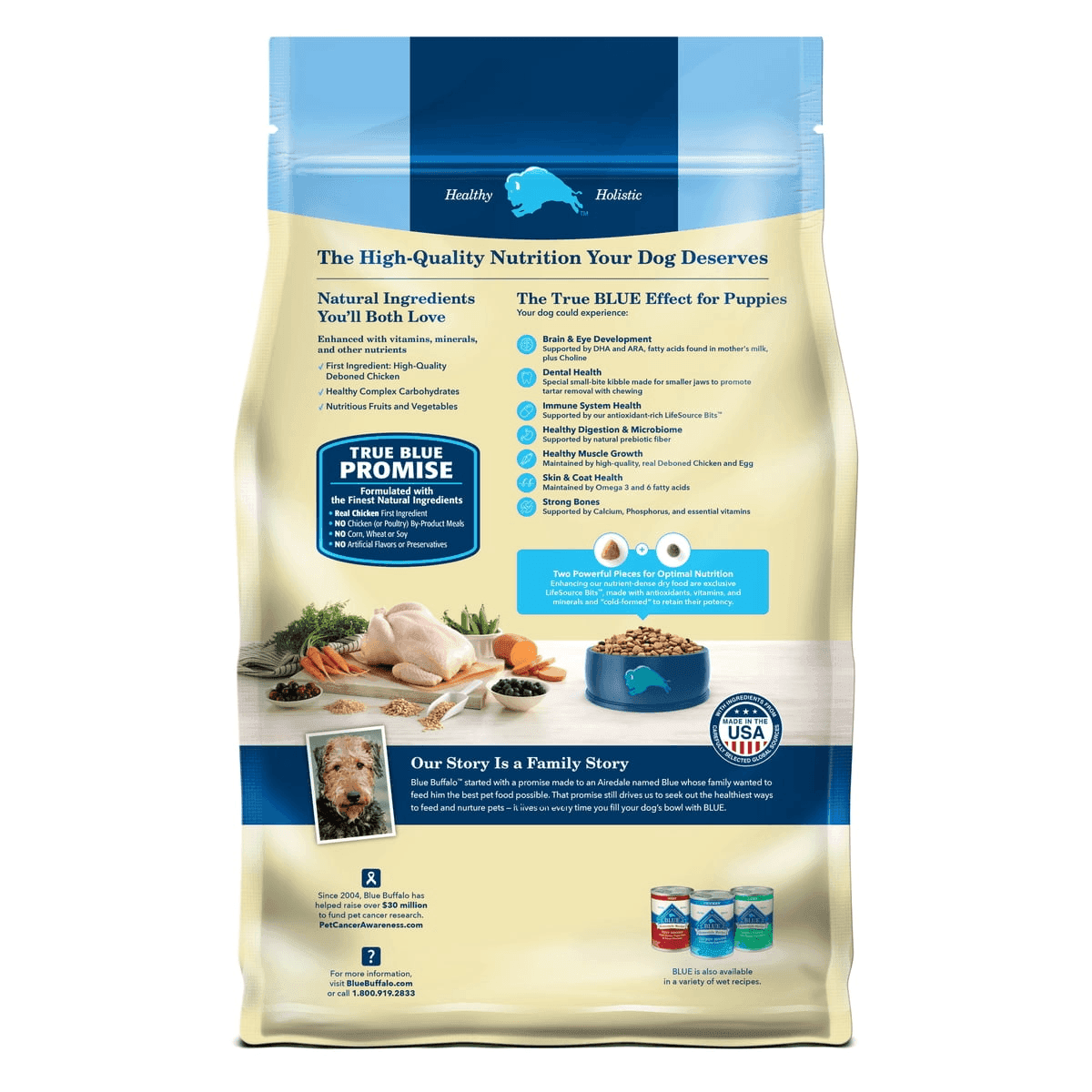 Blue Buffalo Life Protection Formula Puppy Food - Chicken & Brown Rice, 5 lb image 2
