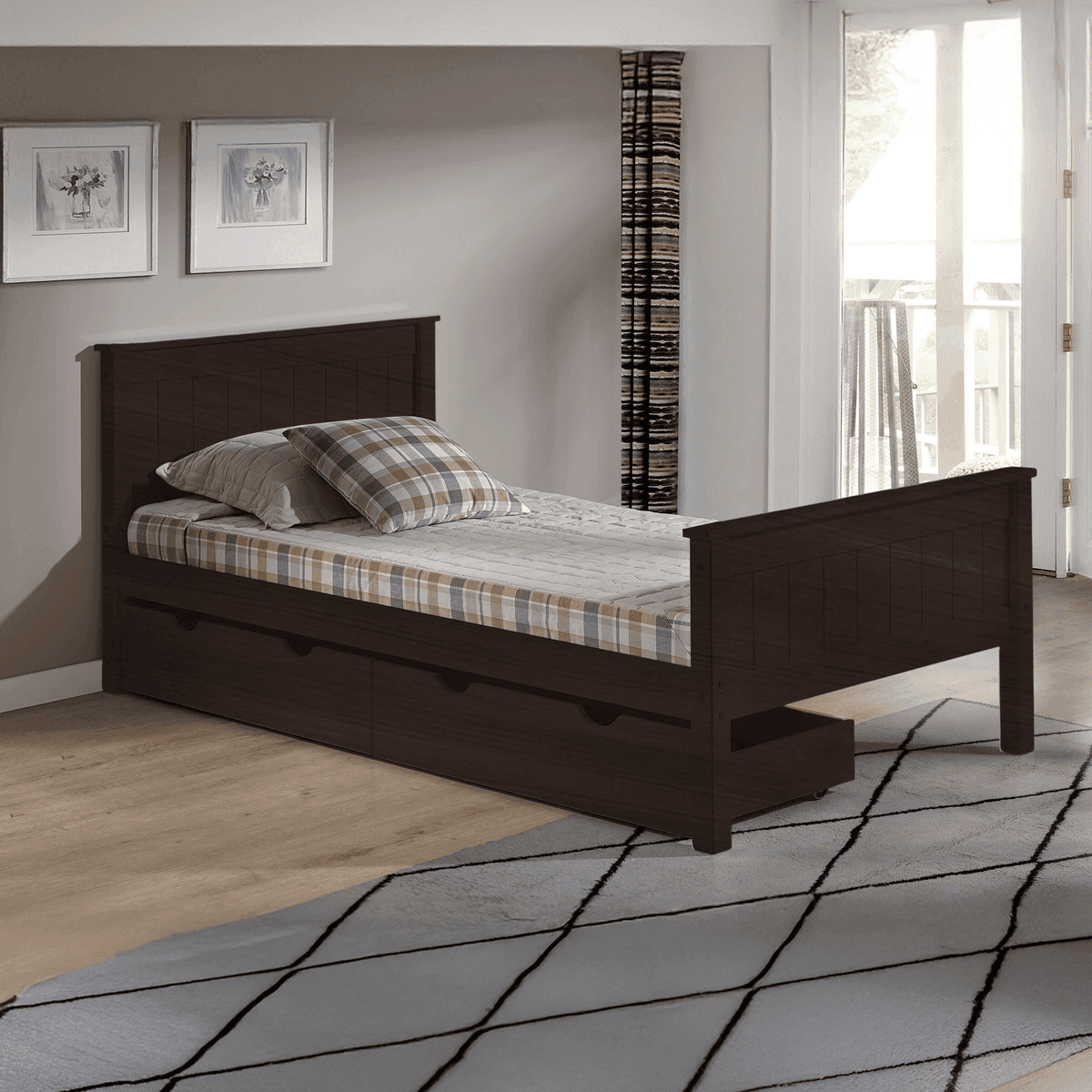 Alaterre 2-Pack Rolling Under-Bed Storage Drawers image 4