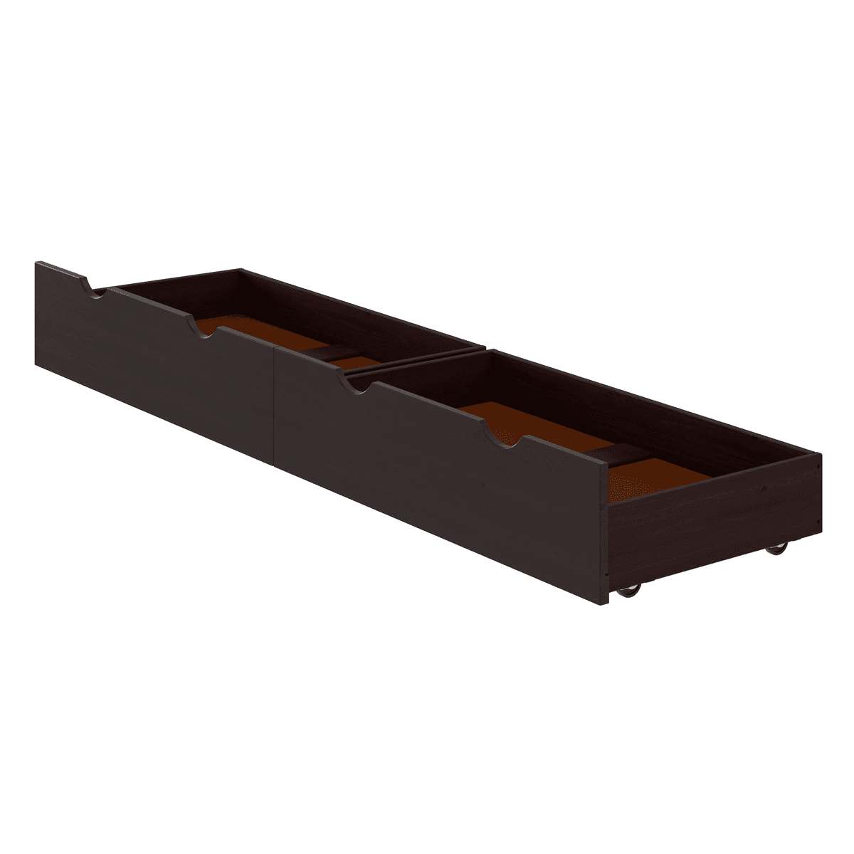 Alaterre 2-Pack Rolling Under-Bed Storage Drawers