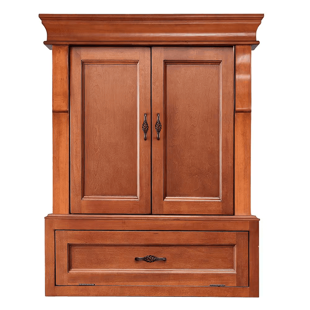 Home Decorators Collection Naples Bathroom Wall Cabinet - Warm Cinnamon image 2