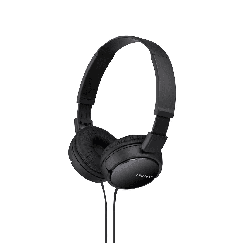 Sony MDR-ZX110 Wired On-Ear Headphones - Black