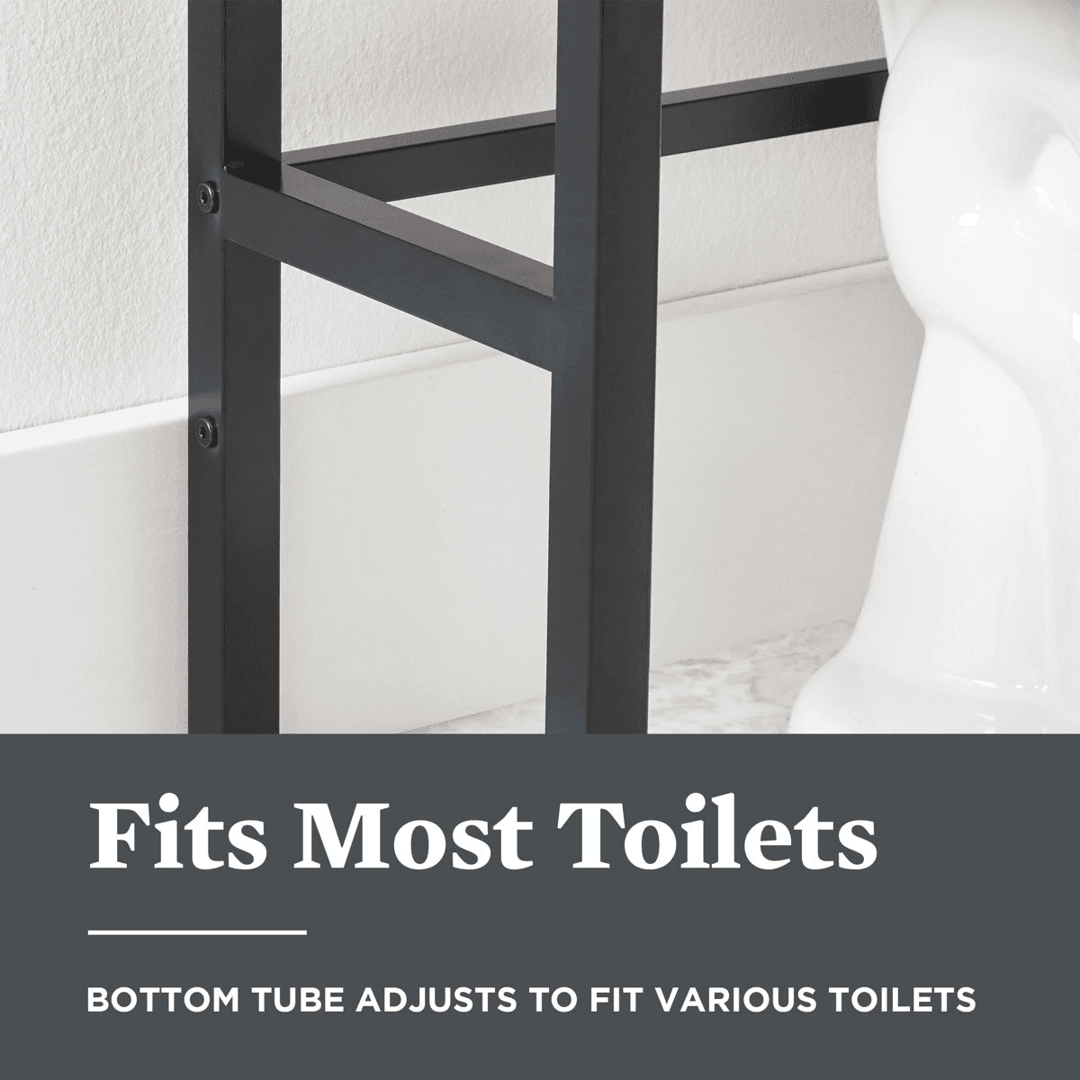 Better Homes & Gardens Jace 3-Shelf Over-the-Toilet Storage Shelf image 5