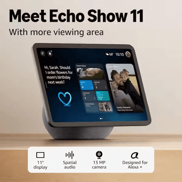 Amazon Echo Show 11 Smart Display - Graphite image 2