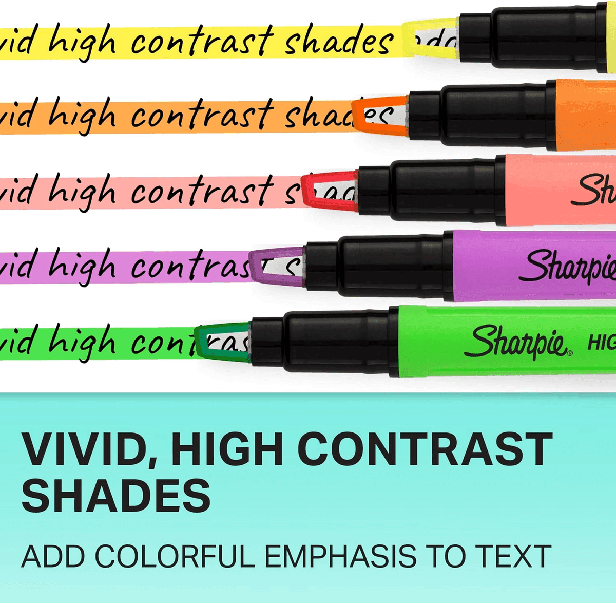 Sharpie Clear View Assorted Highlighters, 8-Pack image 5