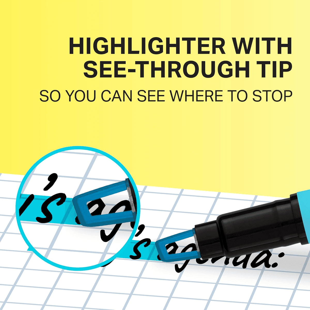 Sharpie Clear View Assorted Highlighters, 8-Pack image 2