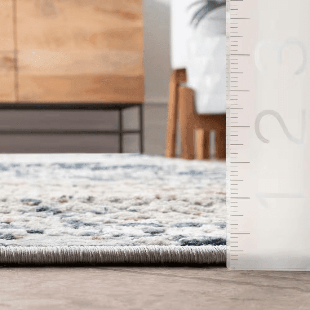 StyleWell Wilde Tribal Distressed Blue 7 ft. x 9 ft. Area Rug image 4