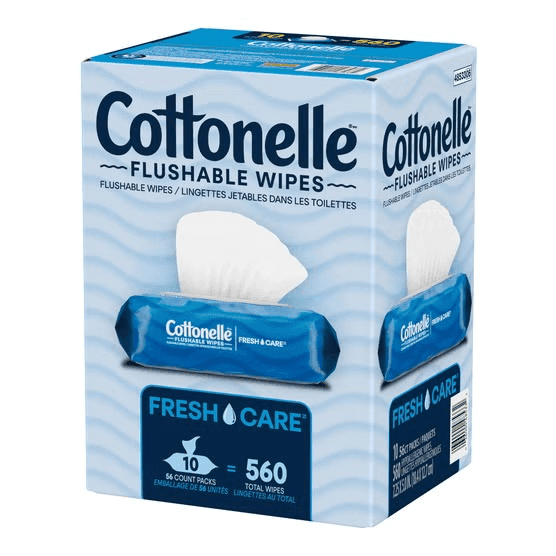 Cottonelle Fresh Care Flushable Wipes, 560 Count image 5