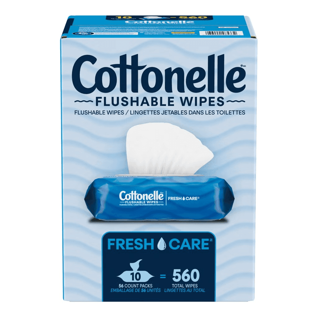 Cottonelle Fresh Care Flushable Wipes, 560 Count
