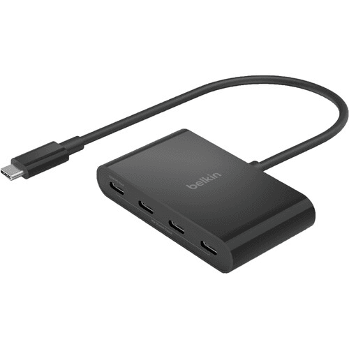 Belkin 4-Port USB-C 10Gbps Hub with 100W Pass-Through