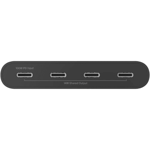 Belkin 4-Port USB-C 10Gbps Hub with 100W Pass-Through image 3