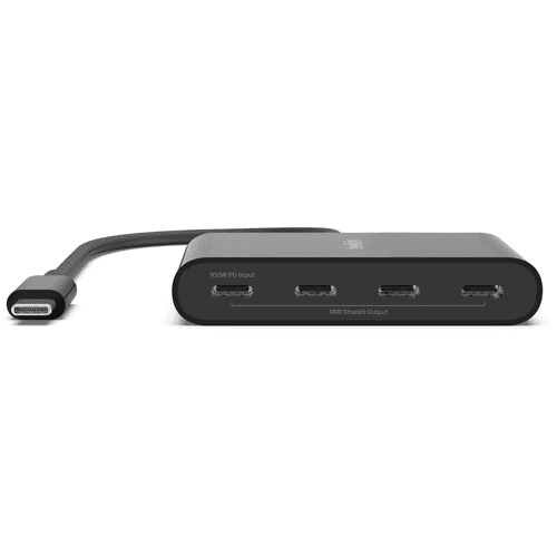 Belkin 4-Port USB-C 10Gbps Hub with 100W Pass-Through image 2