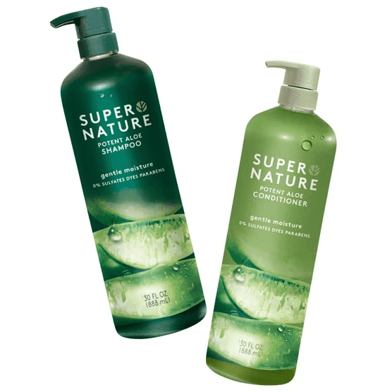 Super Nature Potent Aloe Shampoo & Conditioner Set, 30 fl oz Each image 2