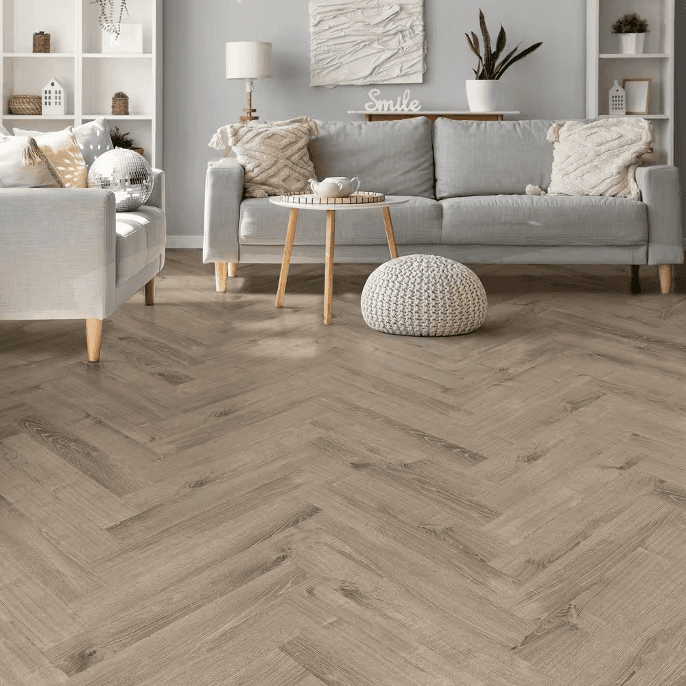 Lifeproof Herringbone Sterling Oak 22-MIL Waterproof Vinyl Plank Flooring (22.3 sq. ft.) image 2
