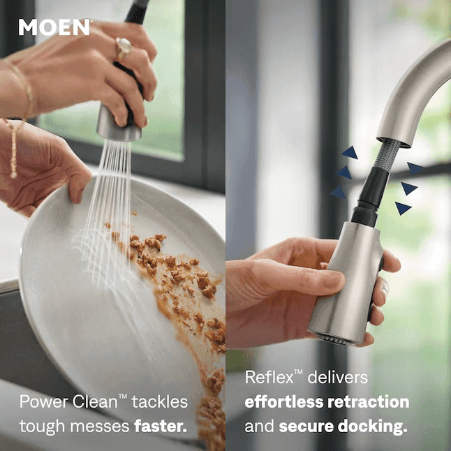 Moen Adler Spot Resist Stainless Pull-Down Kitchen Faucet image 3
