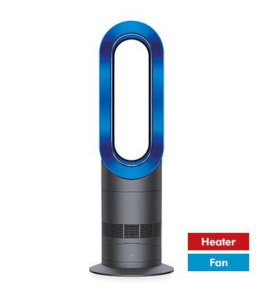 Certified Refurbished Dyson AM09 Hot + Cool Heater & Fan (Iron/Blue) image 3