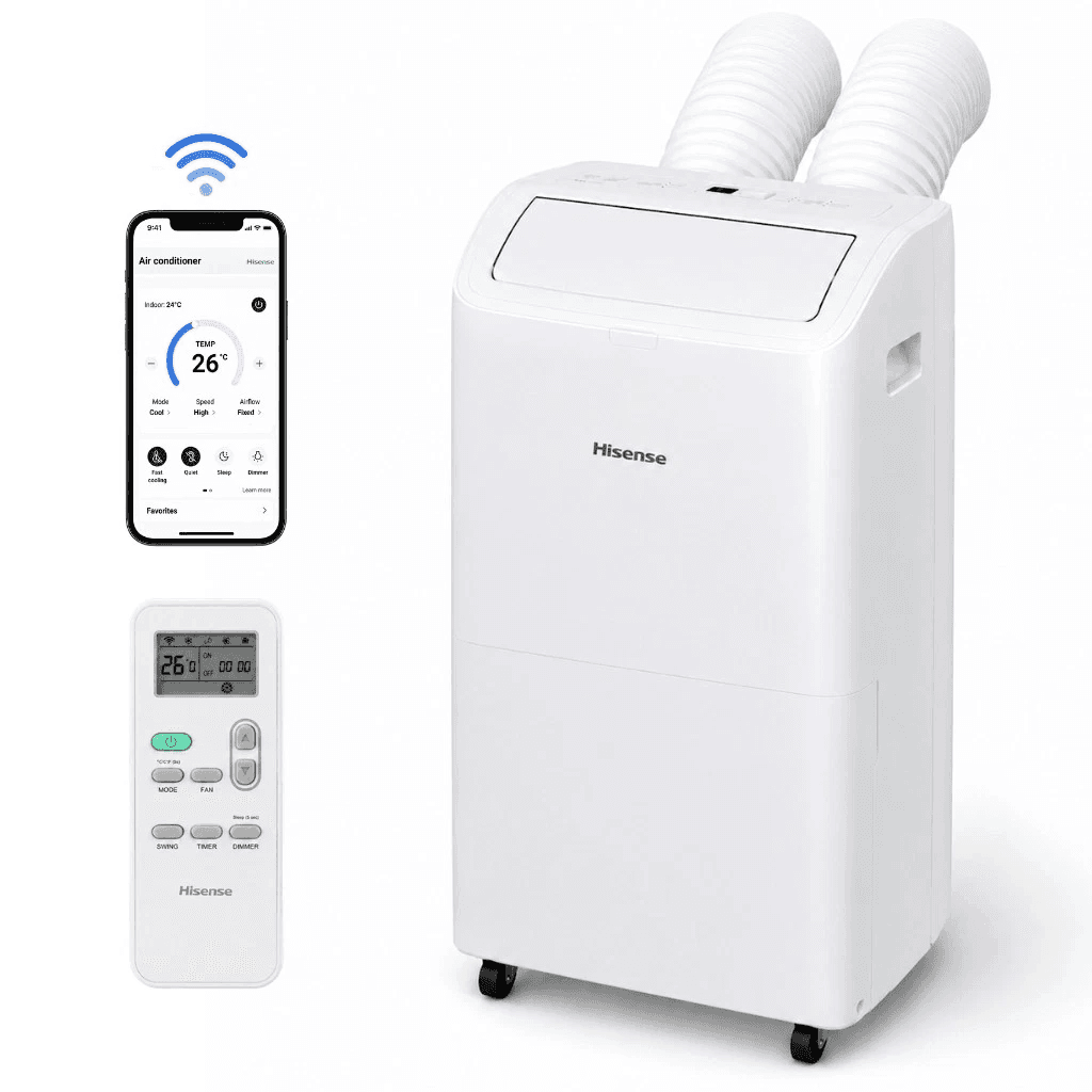 Hisense 8,000 BTU Smart Portable Air Conditioner - Certified Refurbished