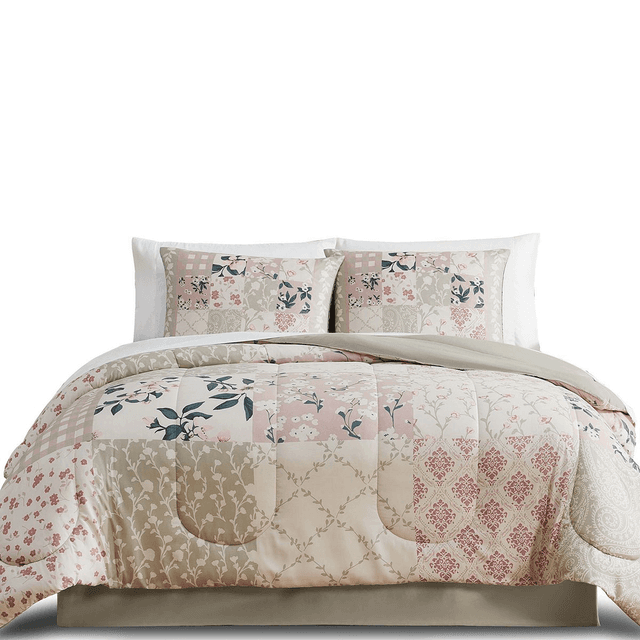 Macy's Arielle Patchwork 8-Pc. Comforter Set - Blush image 2