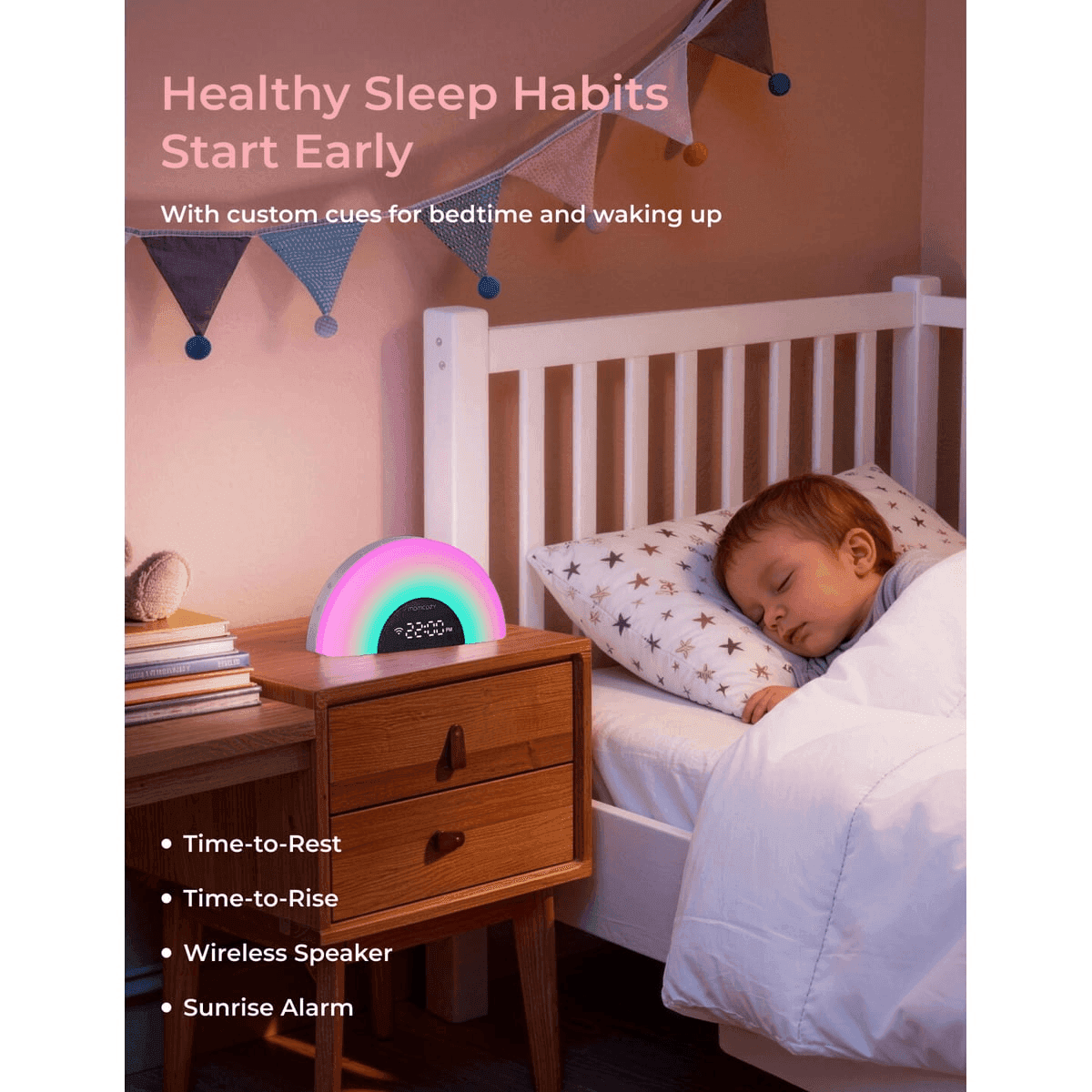 Momcozy DreamSync Baby Sound Machine with Night Light image 2