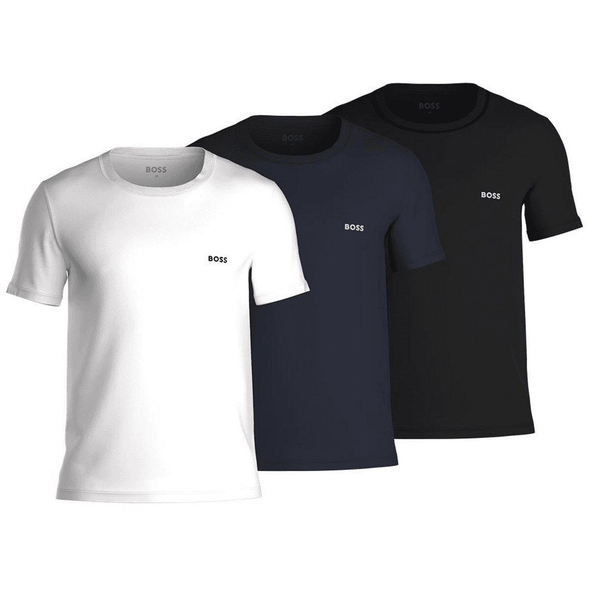 BOSS by Hugo Boss Men's 3-Pack Logo-Print Cotton T-Shirts