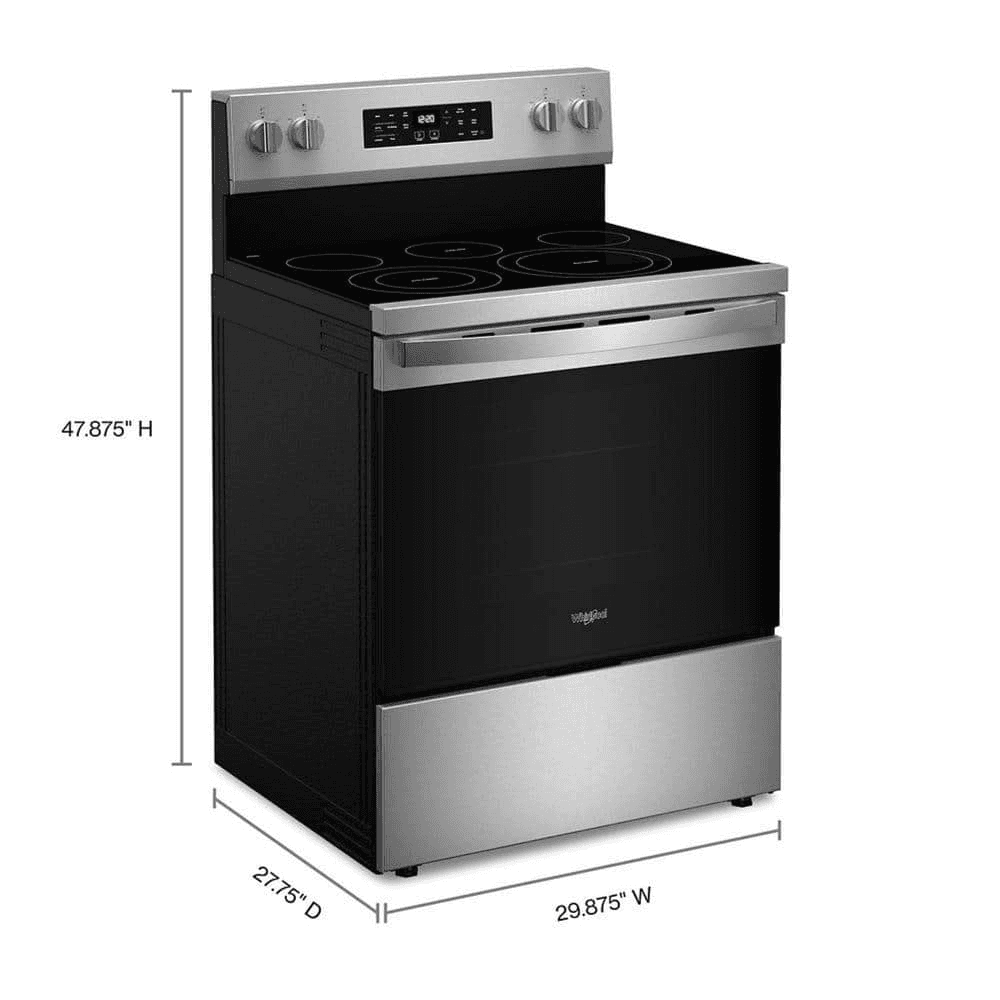 Whirlpool 30-Inch Electric Range with No-Preheat Air Fry
