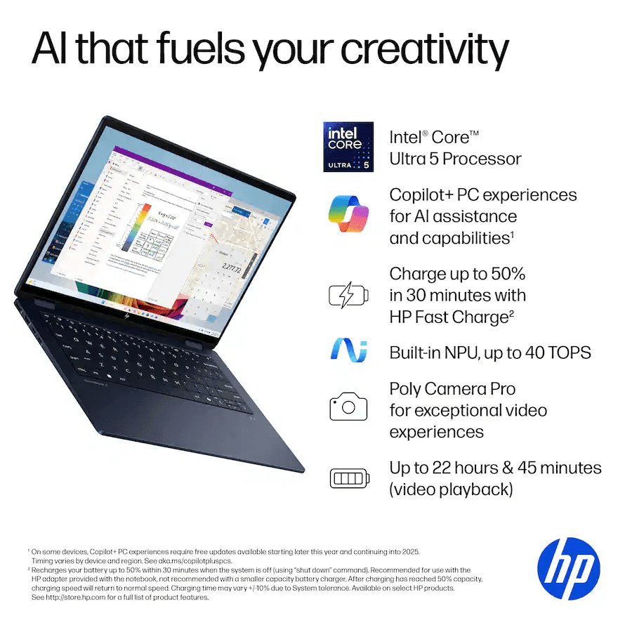 HP OmniBook X Flip 14-inch 2-in-1 Touchscreen Laptop image 4
