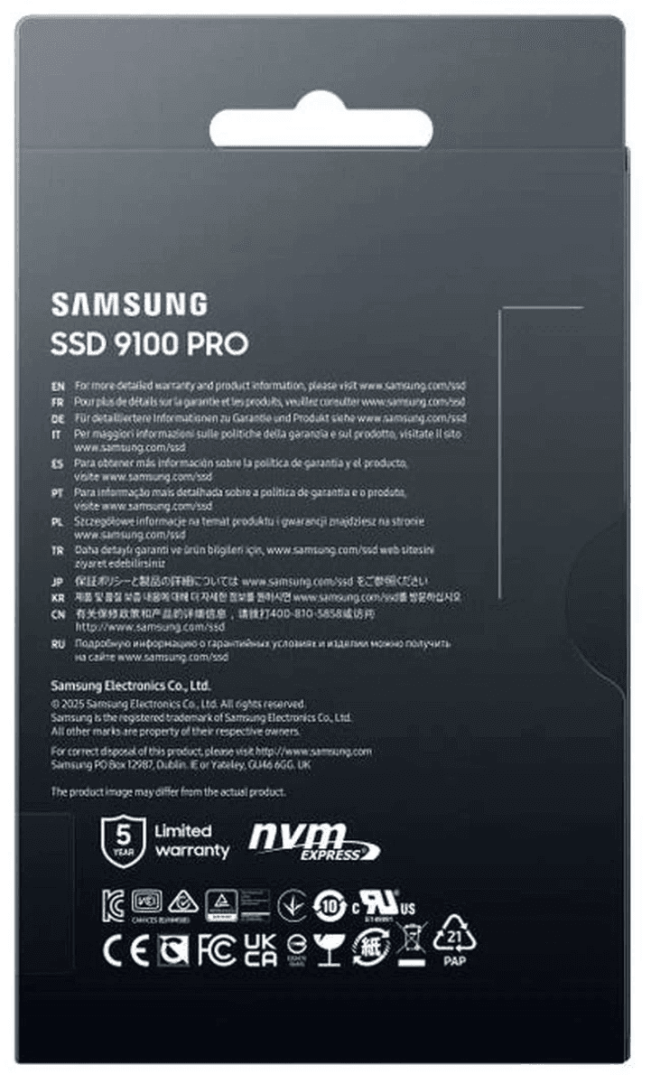 Samsung 9100 PRO 2TB PCIe 5.0 NVMe SSD image 5