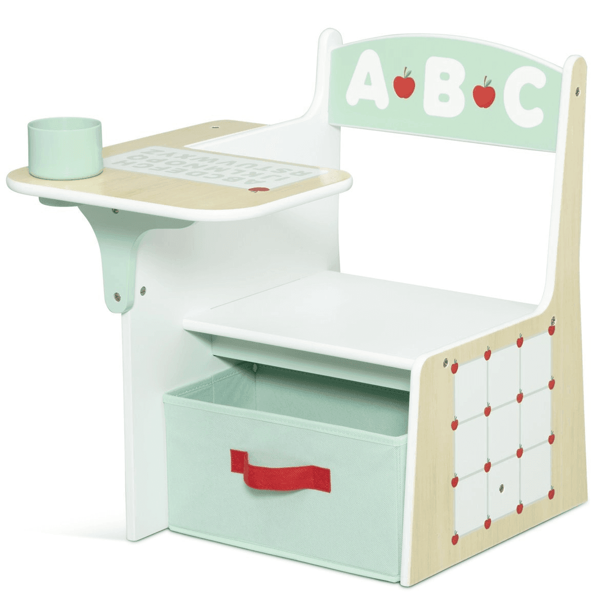 Delta Children ABC Alphabet Chair Desk with Storage Bin image 2