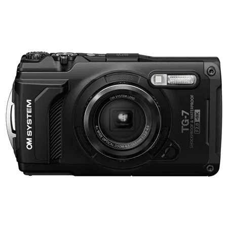 OM SYSTEM Tough TG-7 Digital Camera - Black