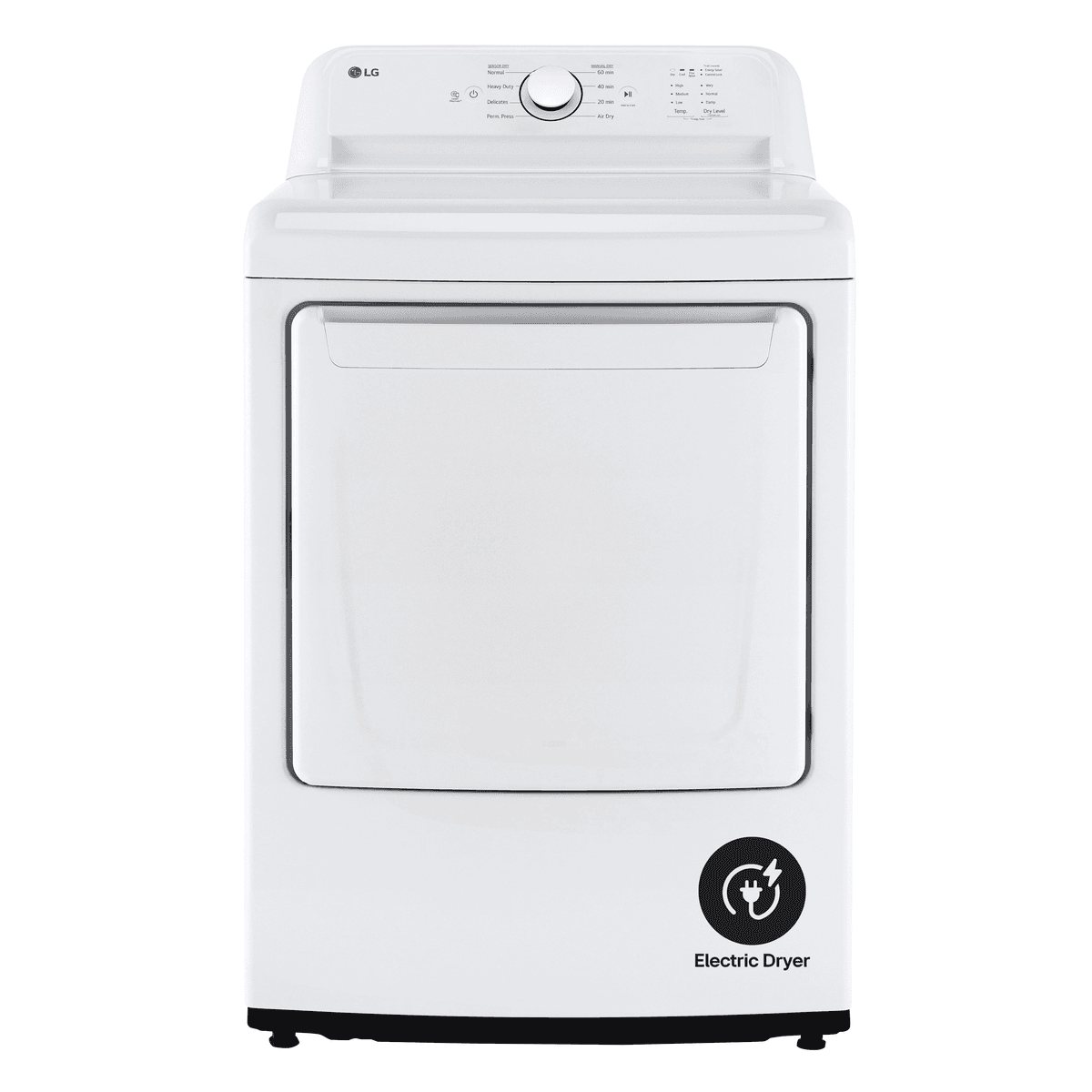 LG DLE6100W 7.3-cu ft Vented Electric Dryer (White)