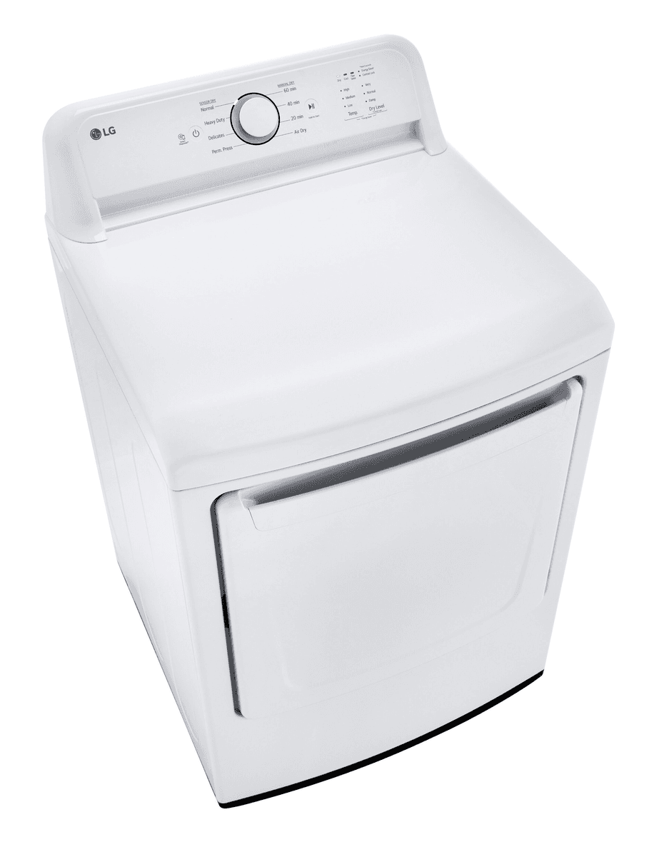 LG DLE6100W 7.3-cu ft Vented Electric Dryer (White) image 3