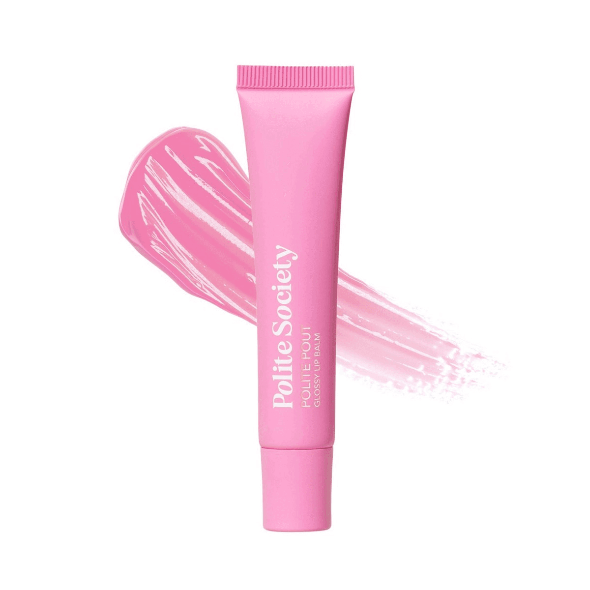 Polite Society Pout Glossy Lip Balm - Pink Grapefruit, 0.5 oz