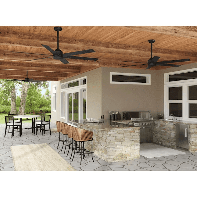 Hunter Lakeway 72-Inch ENERGY STAR Outdoor Ceiling Fan with Remote image 2