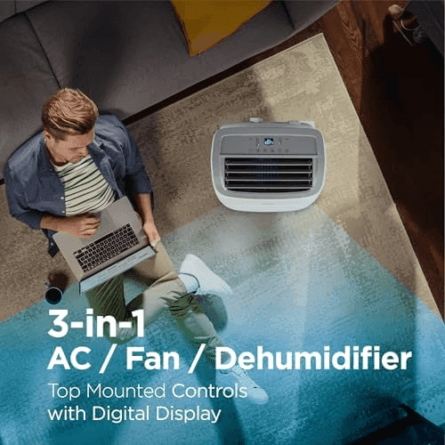 BLACK+DECKER Portable Air Conditioner 9,000 BTU with Remote and Window Kit image 5