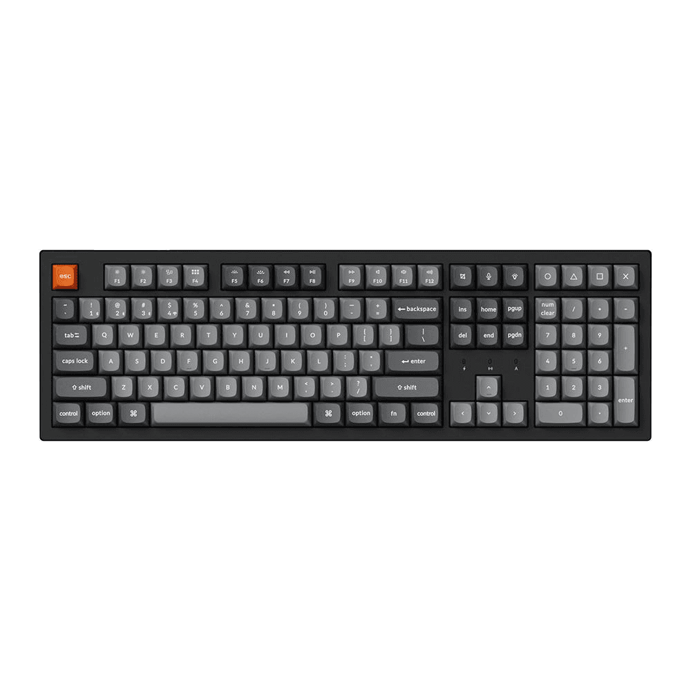 Keychron K10 Max Wireless Mechanical Keyboard - Black, Red Switch
