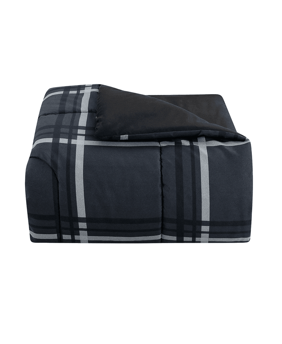 Macy's Casual Plaid Reversible Comforter Set image 5