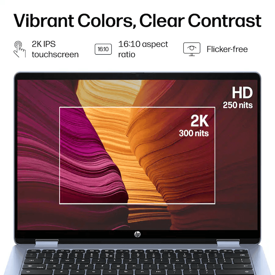 HP 14-inch 2K Touchscreen 2-in-1 Chromebook image 3