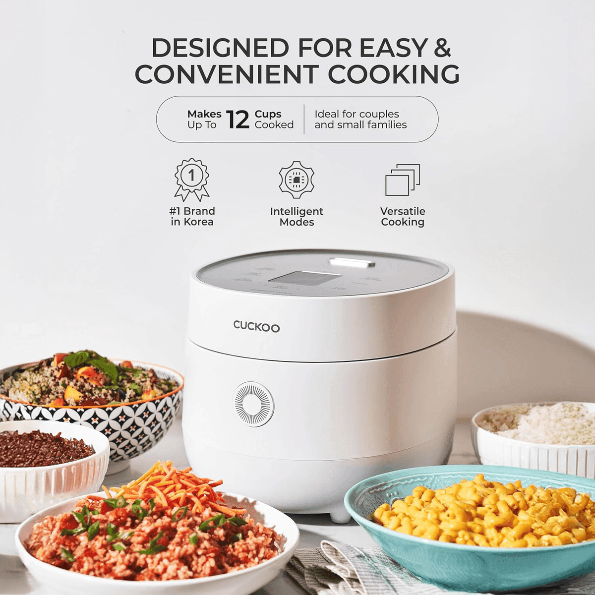 CUCKOO CR-0675FW 6-Cup Micom Rice Cooker - White image 2