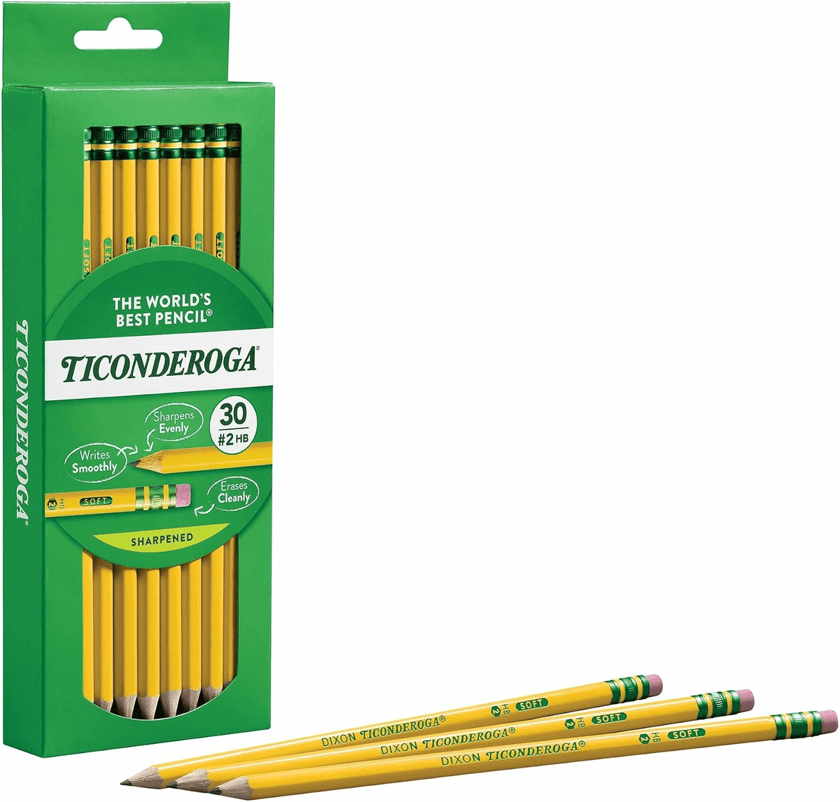 Ticonderoga Pre-Sharpened #2 HB Pencils - 30 Count image 4