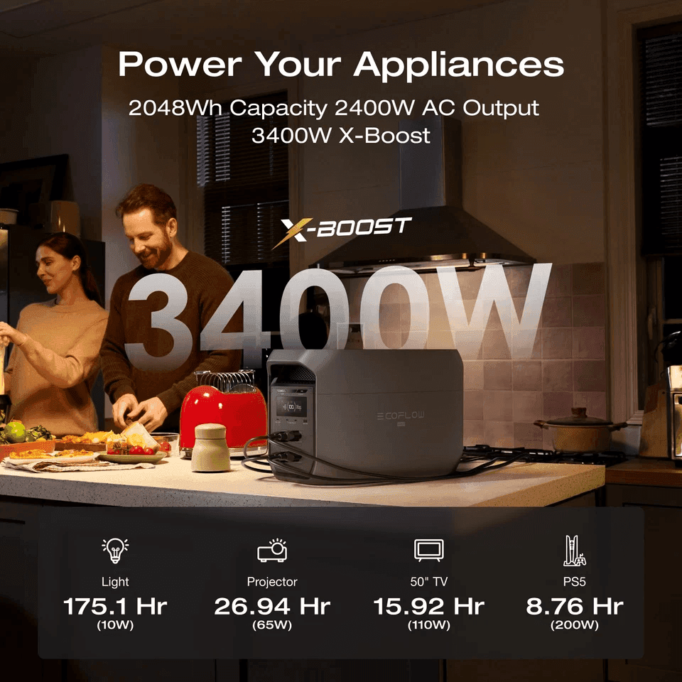 EcoFlow DELTA 3 Max 2048Wh Portable Power Station image 3