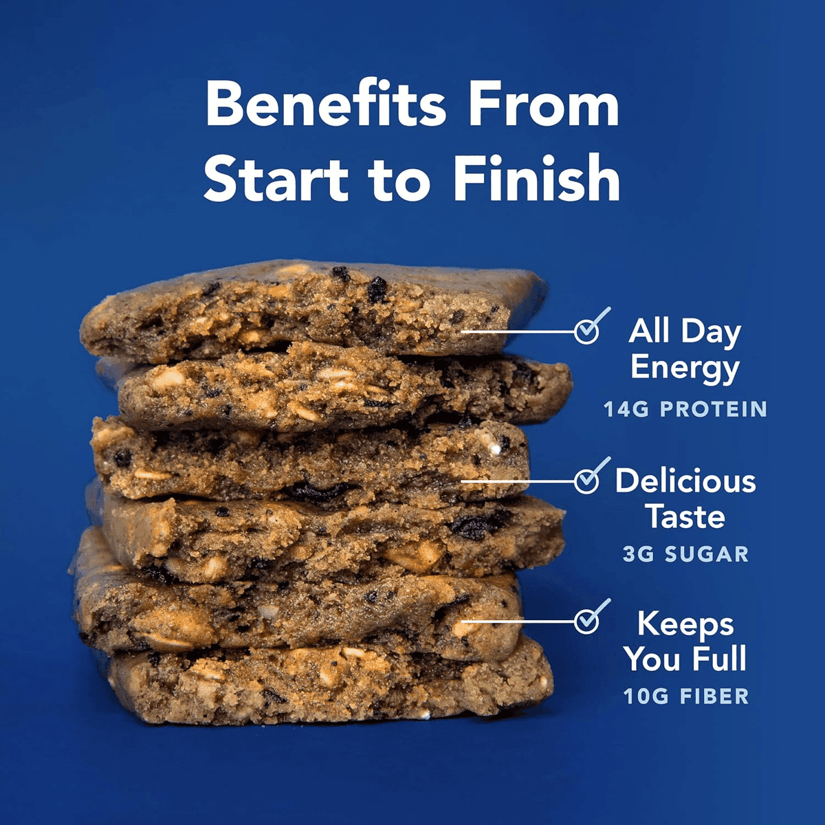 ALOHA Organic Blueberry Protein Bars, 12 Count image 3