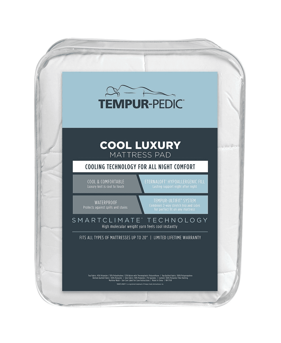 Tempur-Pedic Cool Luxury Mattress Pad - Queen