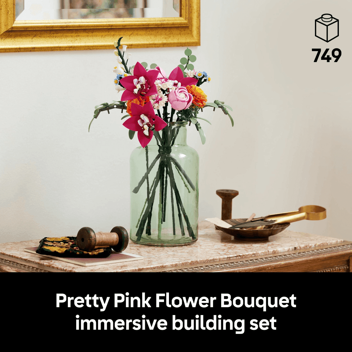 LEGO Botanicals Pretty Pink Flower Bouquet 10342 image 3