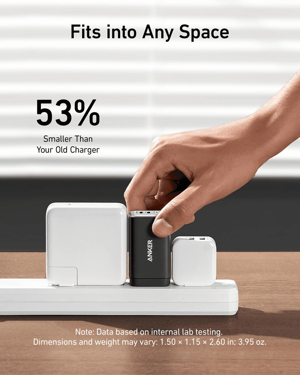Anker 735 Nano II 65W 3-Port GaN Charger image 4
