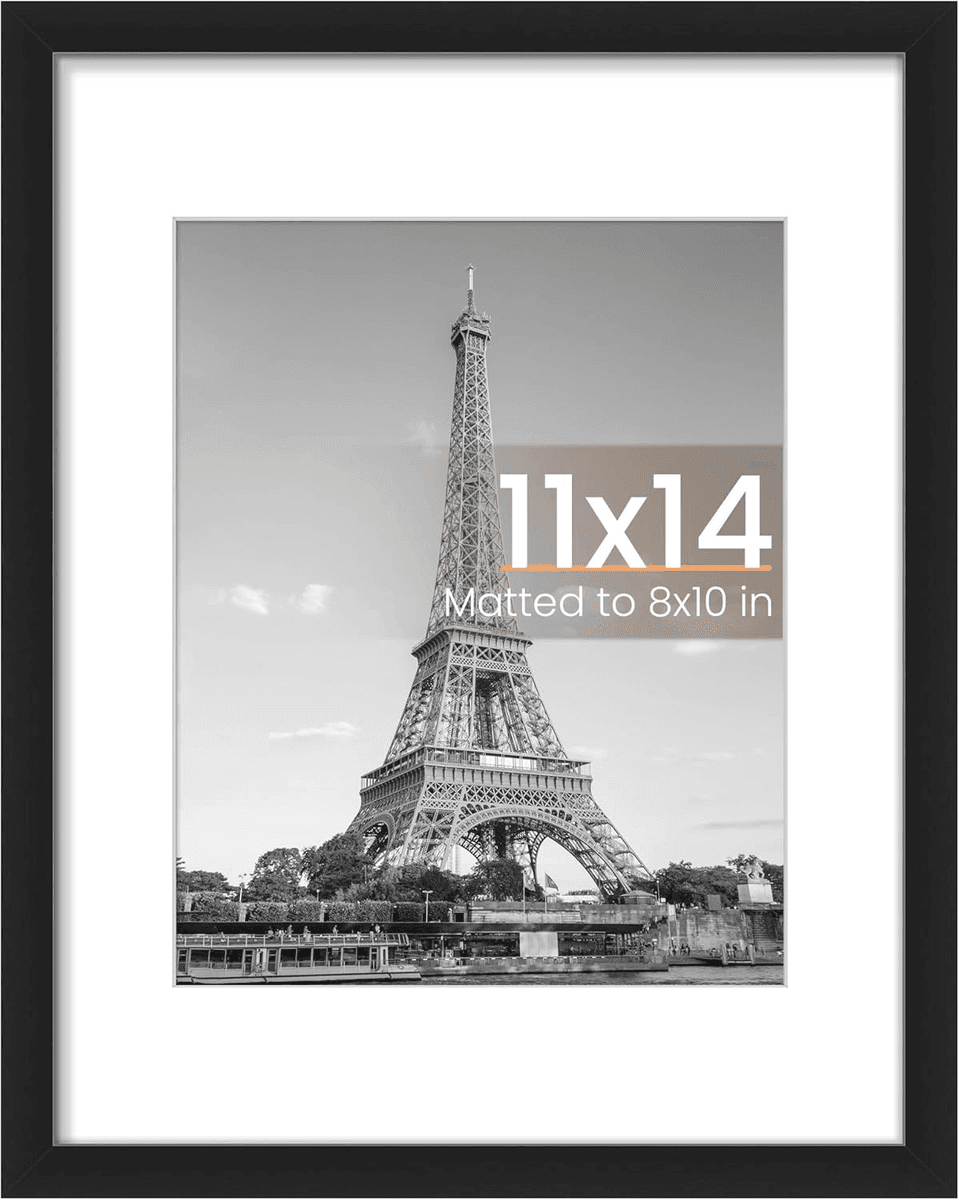 upsimples 11 x 14-Inch Black Picture Frame